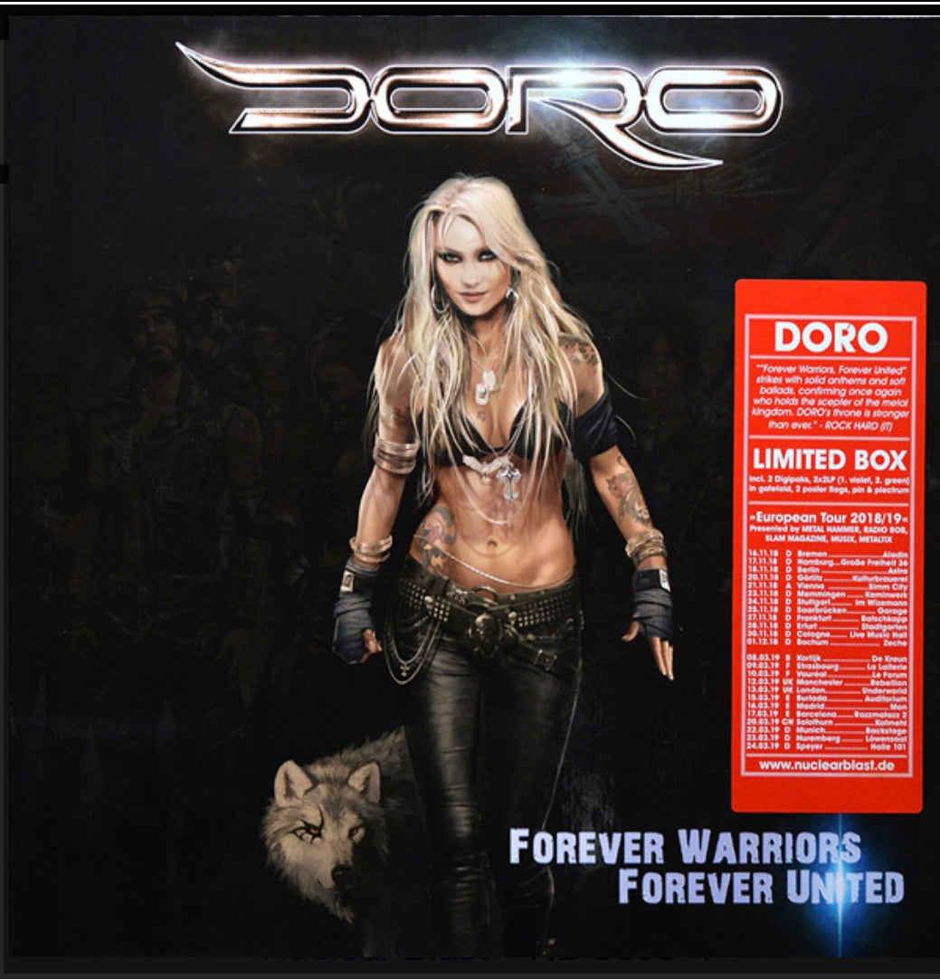 DORO – FOREVER WARRIORS FOREVER UNITED (2 x LP 2 x CD) BOX SET