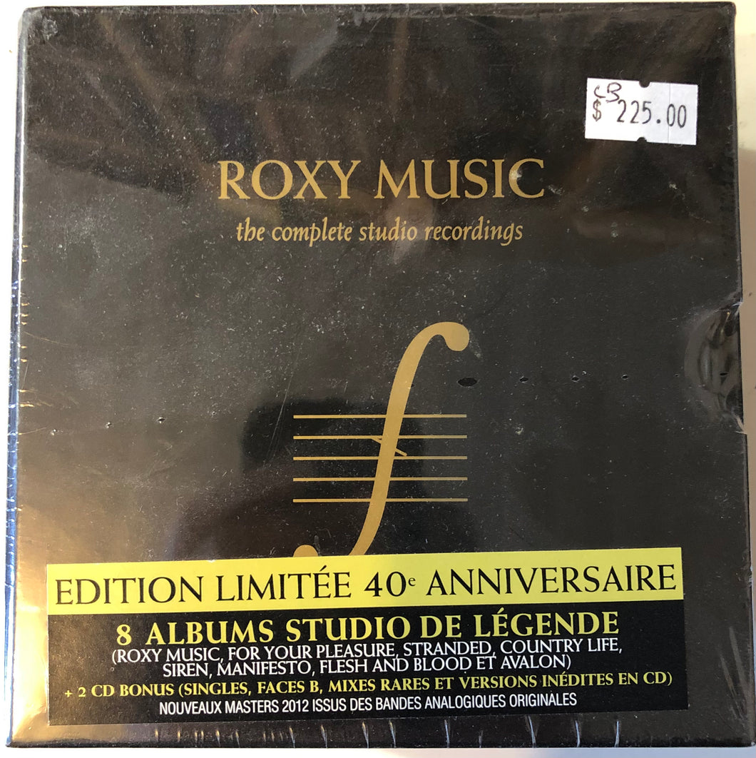 ROXY MUSIC – THE COMPLETE STUDIO RECORDINGS (8 x CD + BONUS RARITIES DOUBLE CD BOX SET)