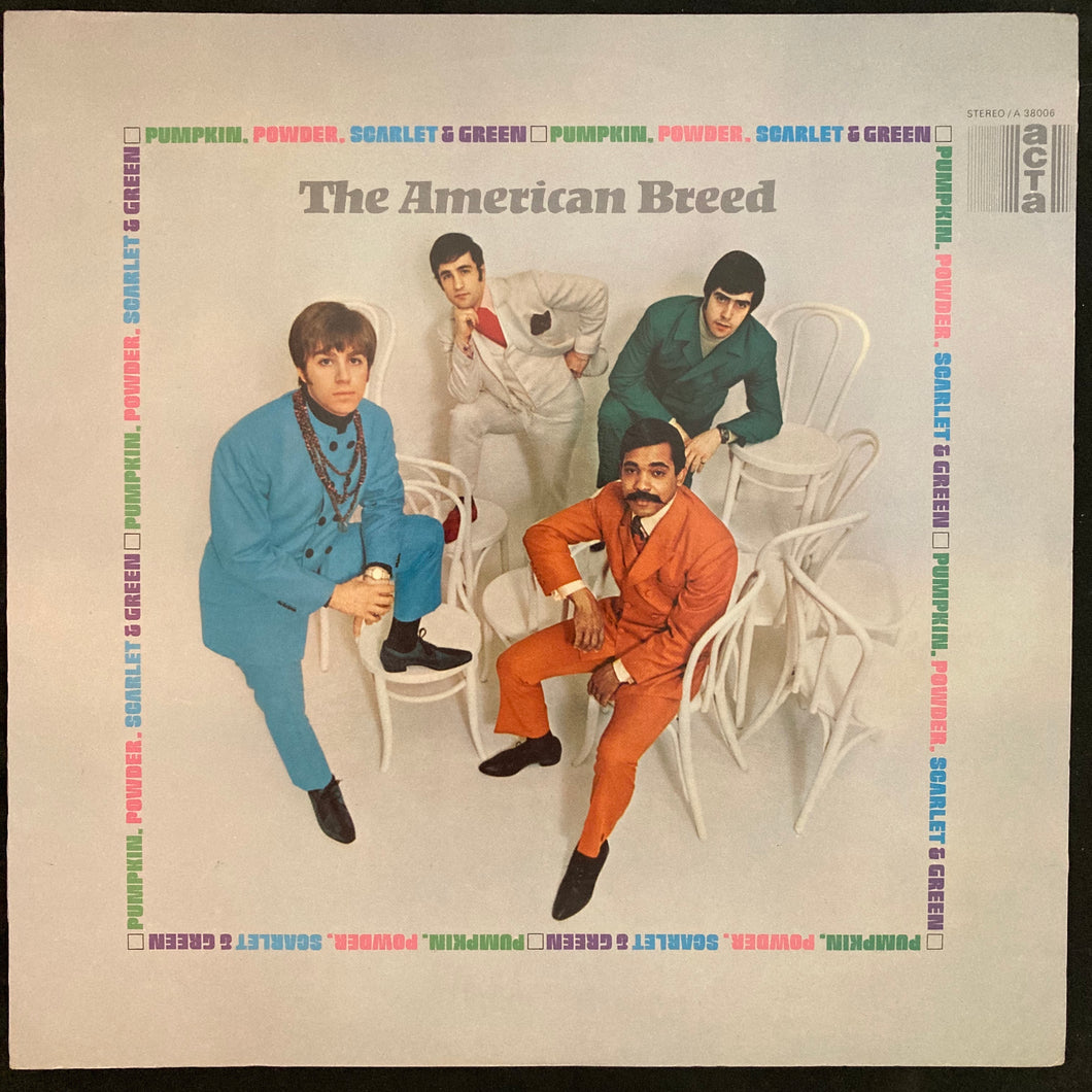PUMPKIN, POWDER, SCARLET & GREEN - THE AMERICAN BREED (USED VINYL 1968 US M-/M-)