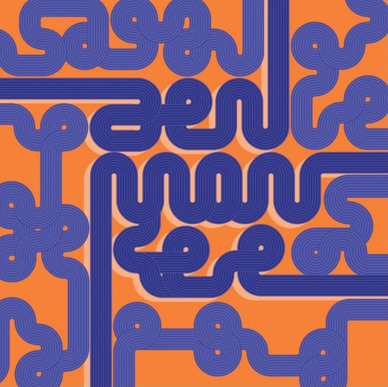 ZEN MONKEE - ZEN MONKEEE (ORANGE/BLUE SPLATTER) VINYL