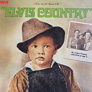 ELVIS PRESLEY - ELVIS COUNTRY (I’M 10000 YEARS OLD) (USED VINYL 1973 JAPANESE M-/EX+)