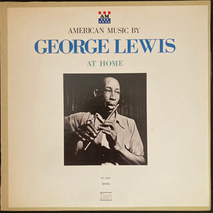 GEORGE LEWIS - AT HOME (USED VINYL 1973 JAPAN M-/M-)