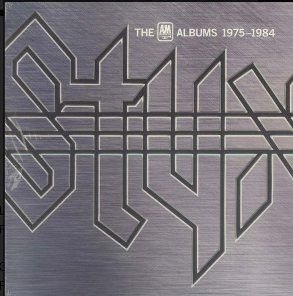 STYX - THE A&M ALBUMS 1975-1984 9 x LP BOX SET) VINYL