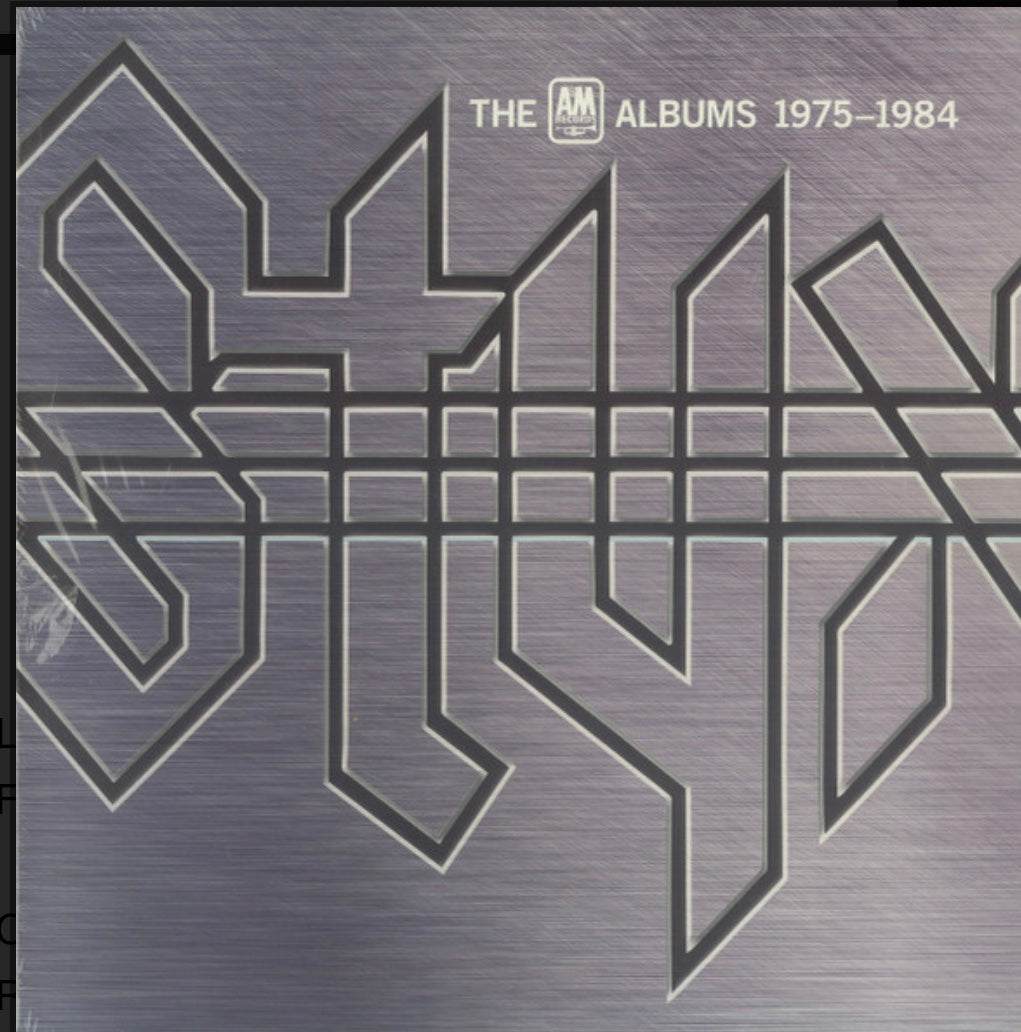 STYX – THE A&M ALBUMS 1975-1984 9 x LP BOX SET) VINYL