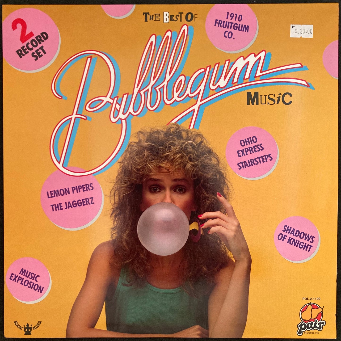 VARIOUS - THE BEST OF BUBBLEGUM MUSIC (2LP) (UNPLAYED VINYL 1988 US)