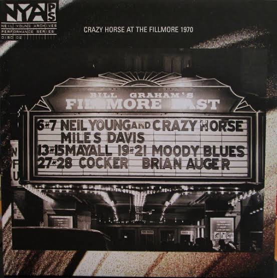 NEIL YOUNG & CRAZY HORSE - LIVE AT FILLMORE EAST MARCH 6&7 1970 (2LP) VINYL