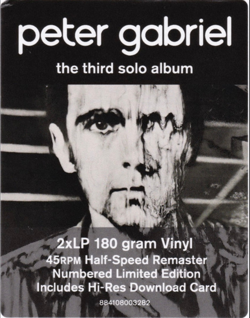 PETER GABRIEL - PETER GABRIEL (HALF SPEED REMASTER LTD ED 2 x LP) VINYL