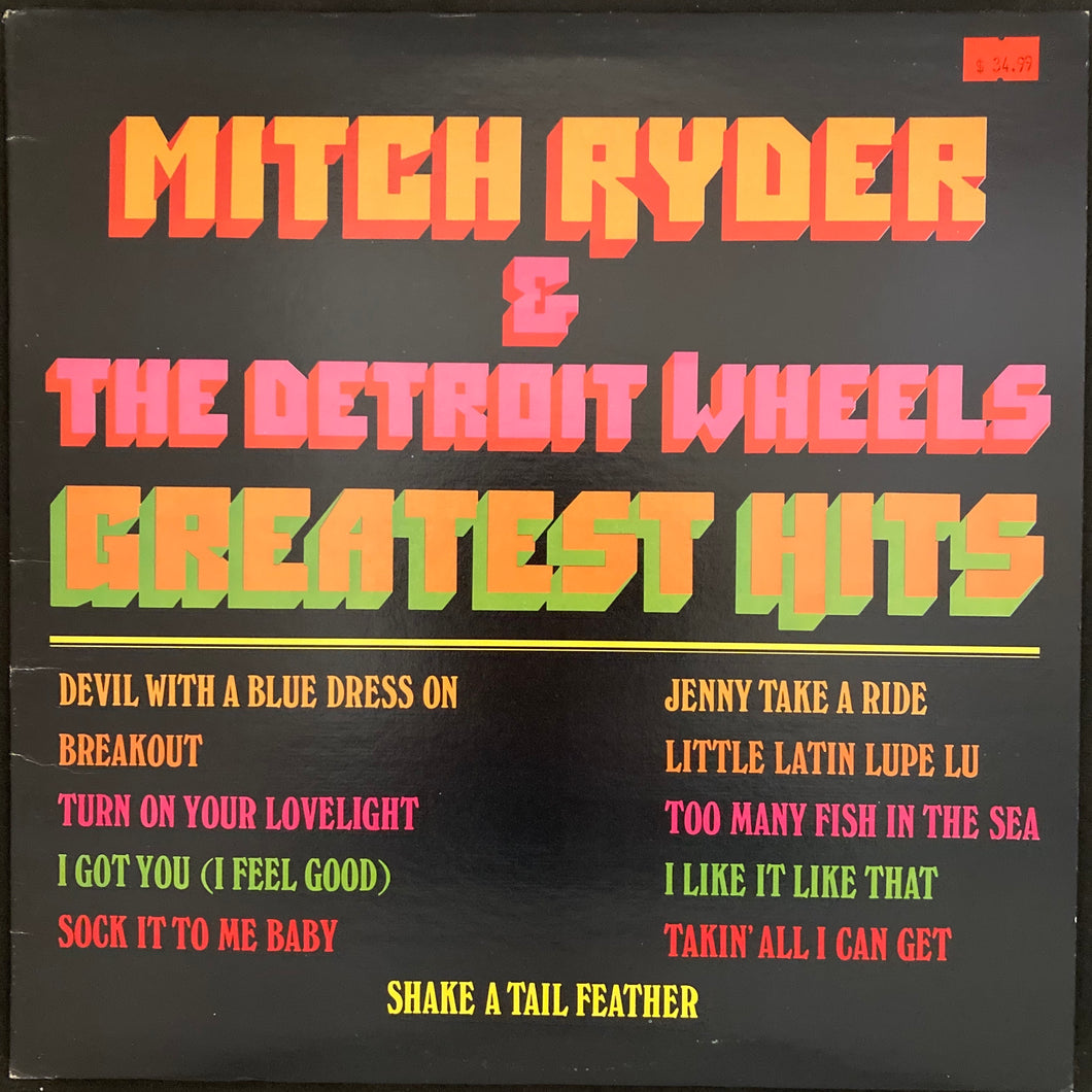 MITCH RYDER & DETROIT WHEELS - GREATEST HITS (USED VINYL 1981 US M-/M-)