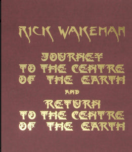 RICK WAKEMAN – JOURNEY TO THE CENTRE OF THE EARTH AND RETURN TO THE CENTRE OF THE EARTH (4 x LP 2 x CD BOX SET) VINYL
