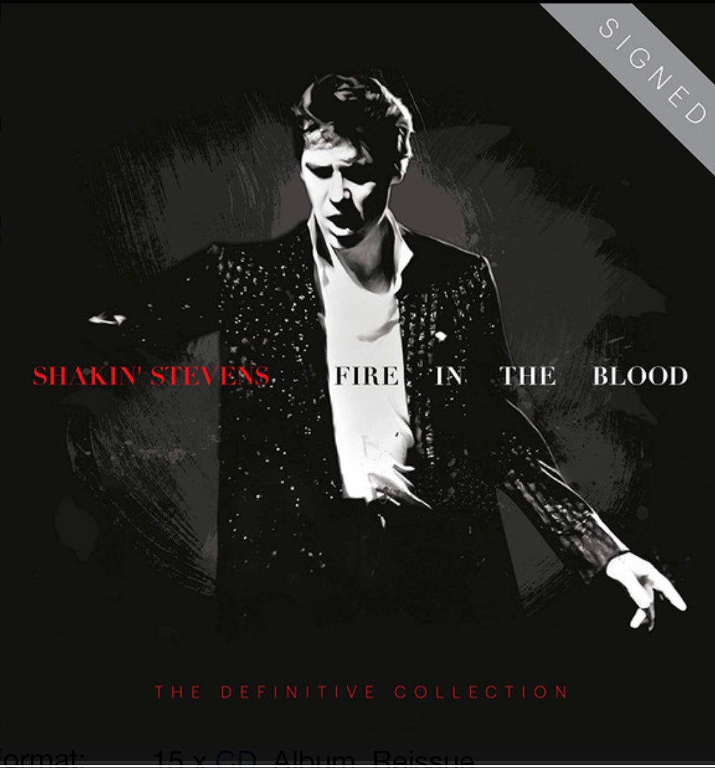 SHAKIN' STEVENS - FIRE IN THE BLOOD (19 CD DEFINITIVE COLLECTION)