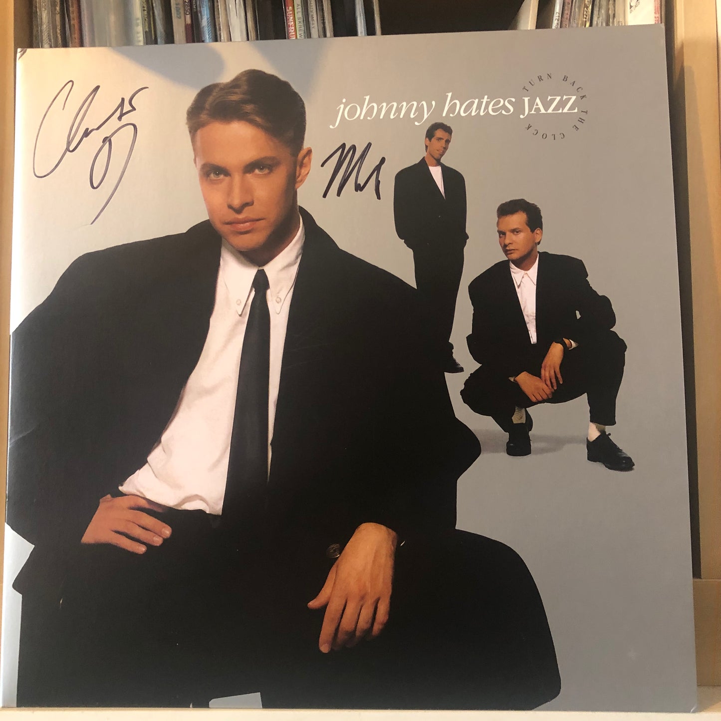 JOHNNY HATES JAZZ - TURN BACK THE CLOCK (ORIGINAL + ACOUSTIC VERSIONS AUTOGRAPHED) VINYL