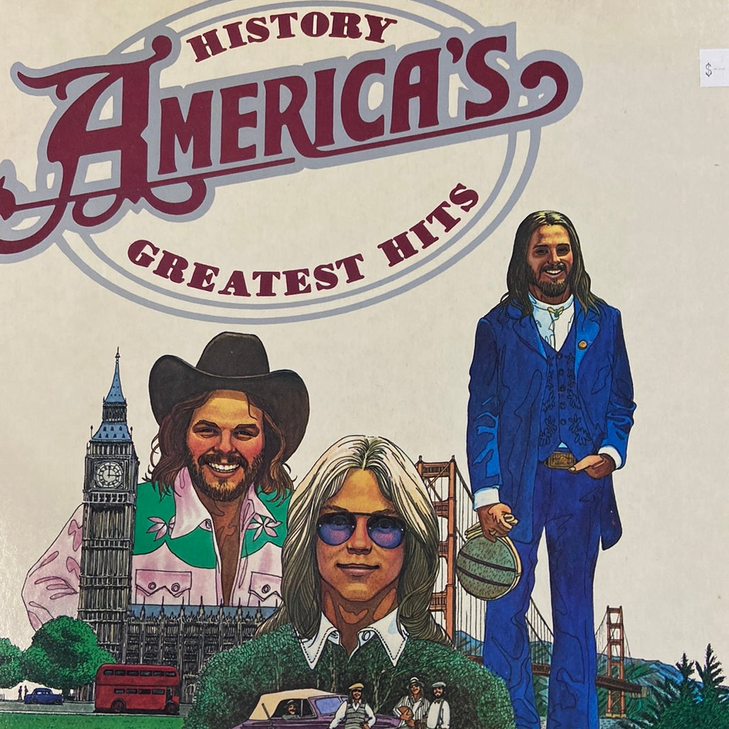 AMERICA - HISTORY - AMERICA’S GREATEST HITS (USED VINYL 1975 JAPANESE M-/M-)