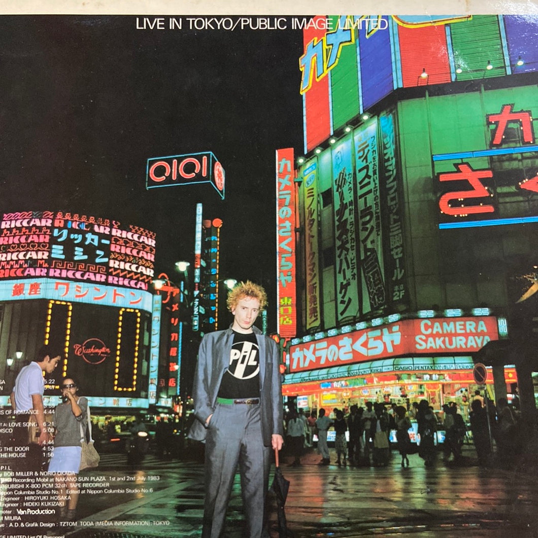 PUBLIC IMAGE LIMITED - LIVE IN TOKYO (USED VINYL 1983 UK 2LP M-/EX)