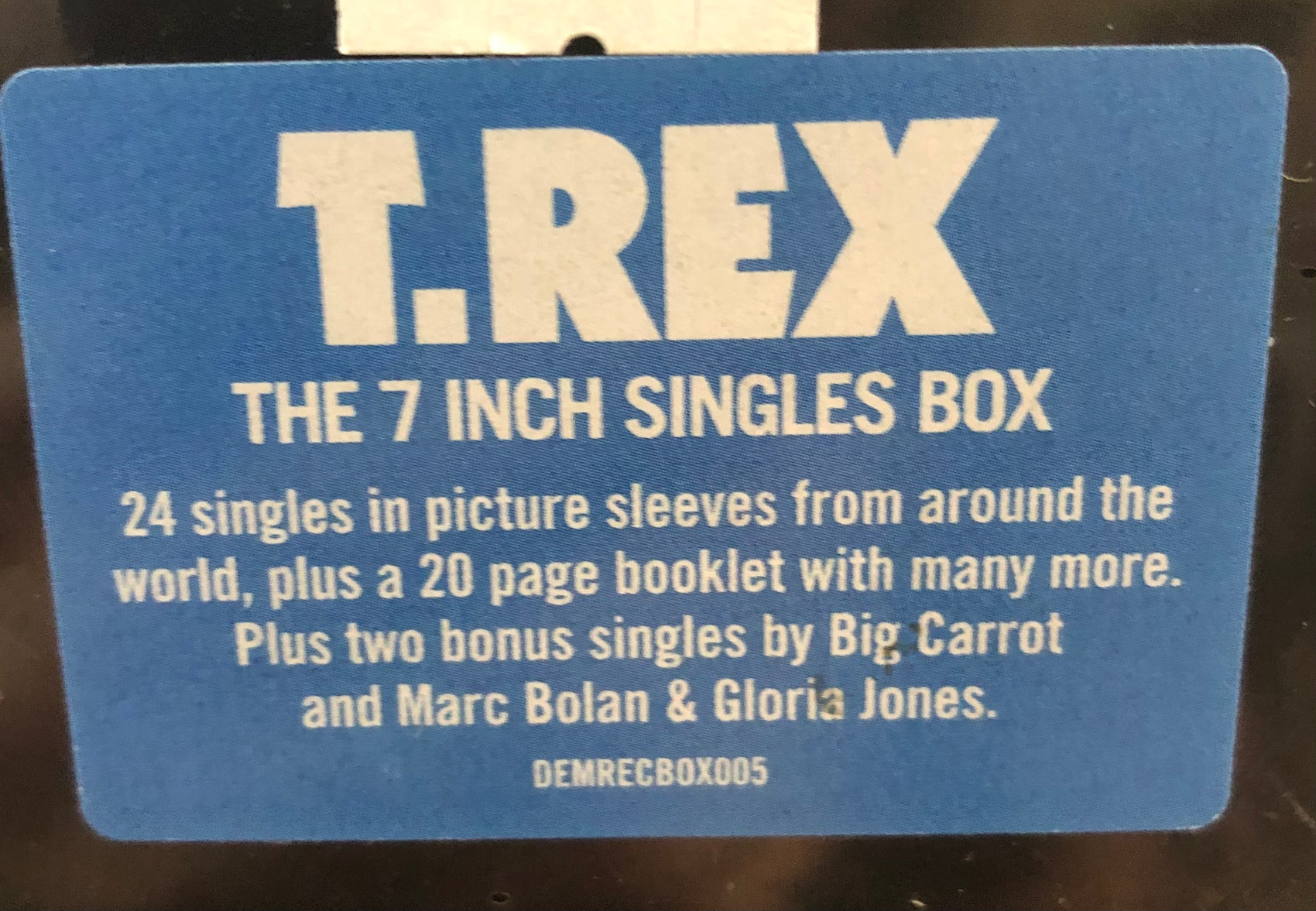 T. REX - THE 7" SINGLES BOX SET (24 x 7" + 20 PAGE BOOKLET) VINYL