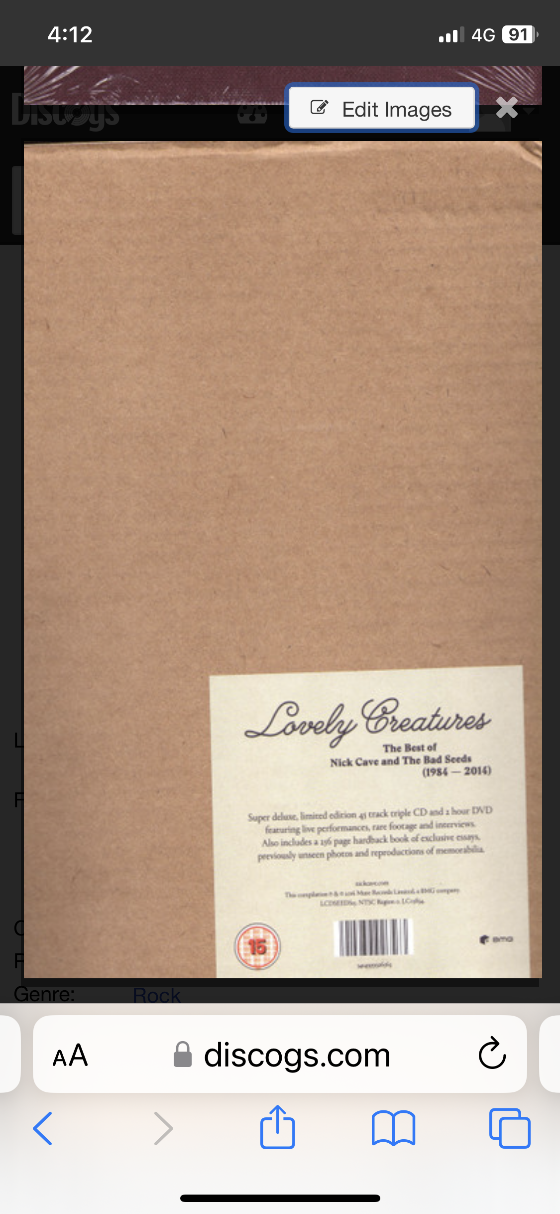 NICK CAVE AND THE BAD SEEDS - LOVELY CREATURES (THE BEST OF NICK CAVE AND THE BAD SEEDS) (1984 - 2014) (3CD DVD BOX SET)