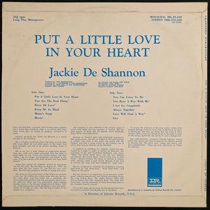 JACKIE DESHANNON - PUT A LITTLE LOVE IN YOUR HEART (USED VINYL 1969 AUS M-/EX+)