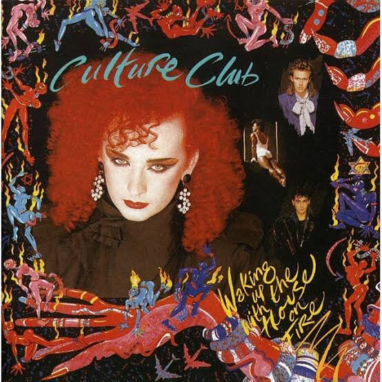 CULTURE CLUB - WAKING UP WITH THE HOUSE ON FIRE (USED VINYL 1984 JAPAN M-/M-)