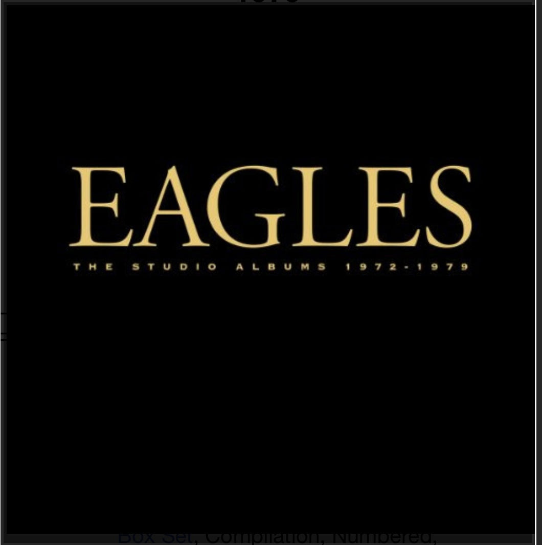 EAGLES – THE STUDIO ALBUMS 1972-1979 (6 x LP) BOX SET VINYL