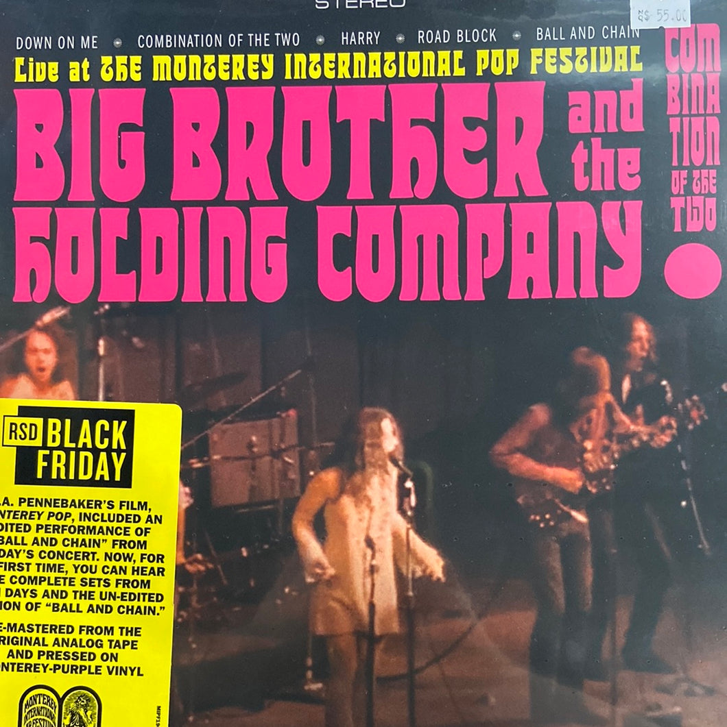 BIG BROTHER & THE HOLDING COMPANY - CAPTURED LIVE AT THE MONTEREY INTERNATIONAL POP FESTIVAL VINYL