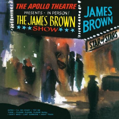 JAMES BROWN - LIVE AT THE APOLLO (BLUE COLOURED) VINYL