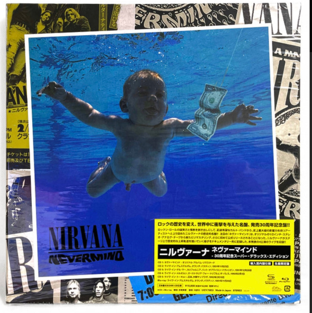 NIRVANA - NEVERMIND (30TH ANNIVERSARY 5 CD + BLU-RAY SUPER DELUXE EDITION) BOX SET