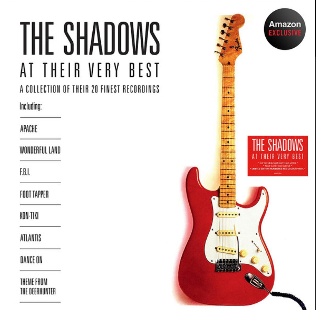 THE SHADOWS – AT THEIR VERY BEST (2x LP COLOURED LTD ED) VINYL