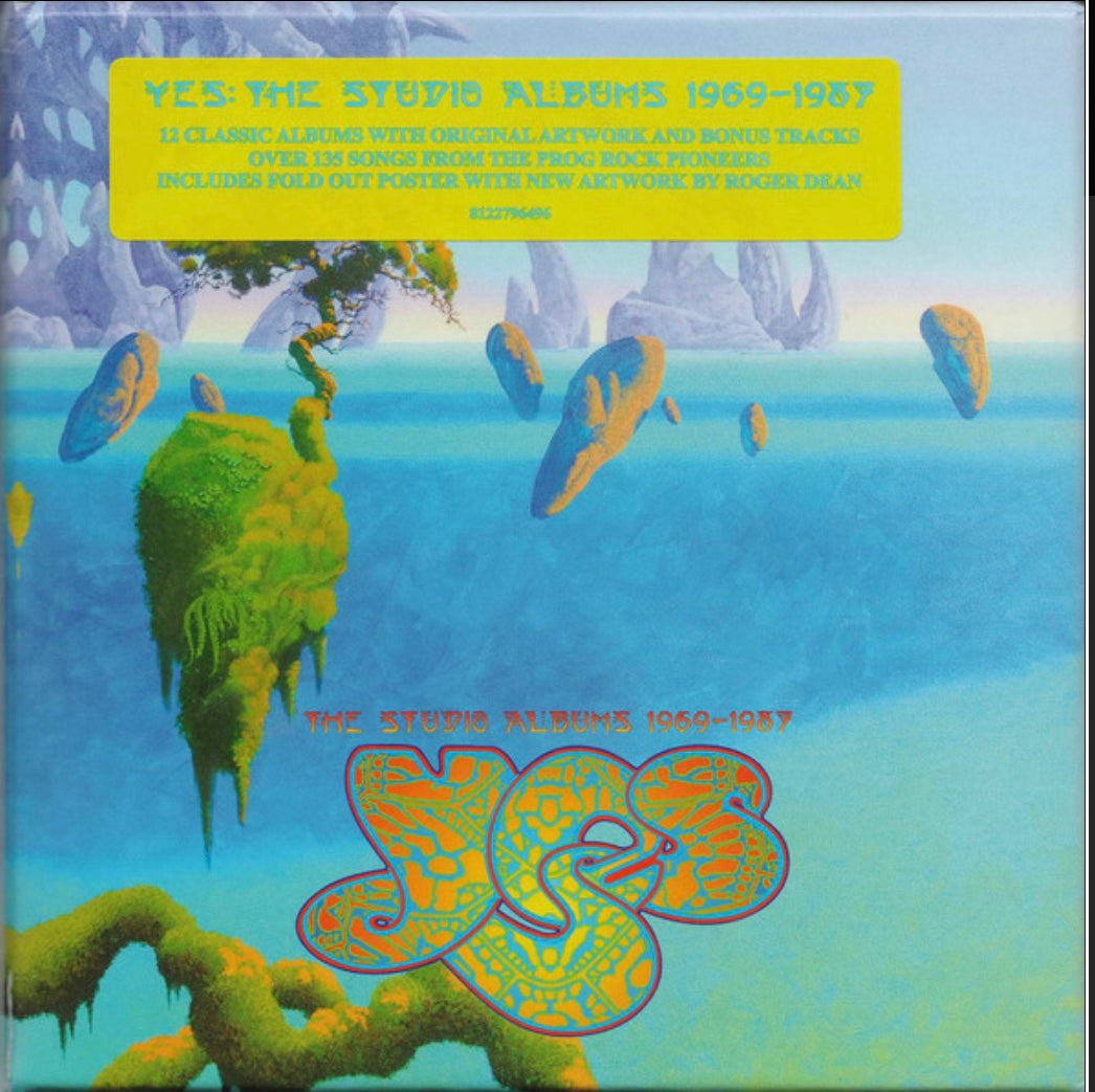 YES - THE STUDIO ALBUMS 1969-1987  12CD BOX SET