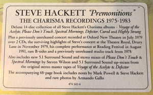 STEVE HACKETT – PREMONITIONS: THE CHARISMA RECORDINGS 1975 – 1983 (14 x CD) BOX SET