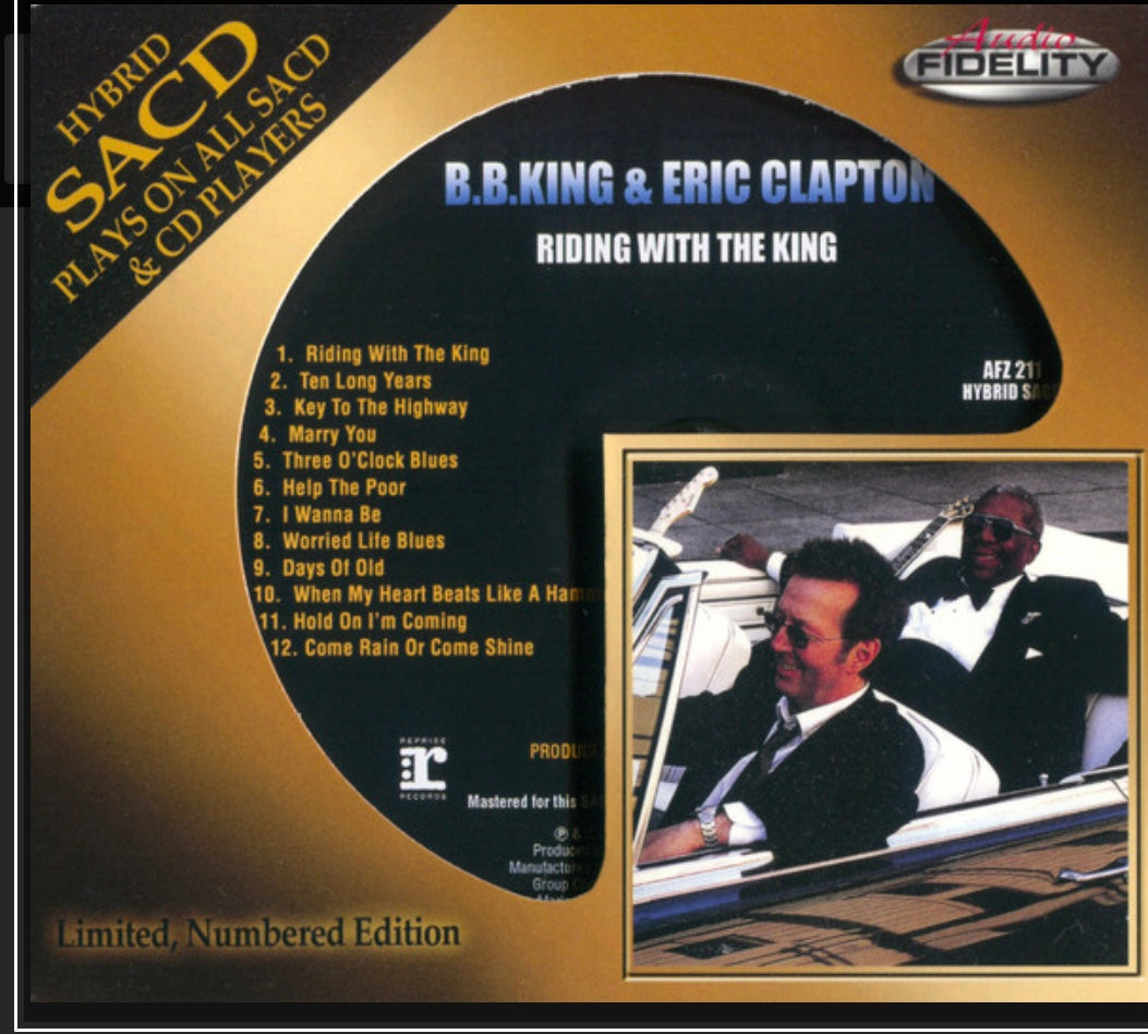 B.B. KING & ERIC CLAPTON – RIDING WITH THE KING  SACD CD