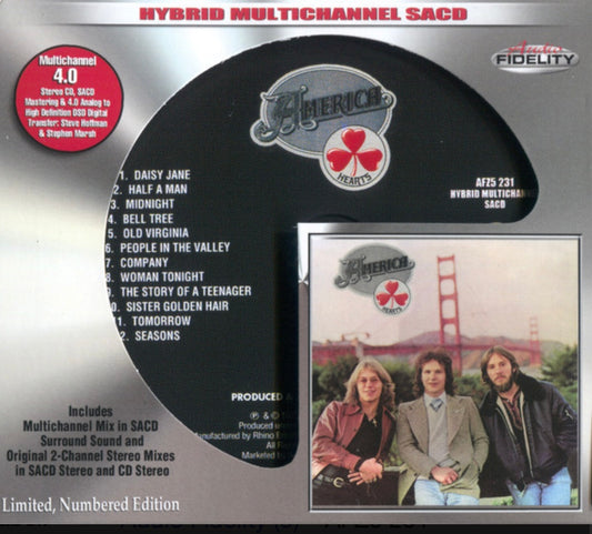 AMERICA - HEARTS (AUDIO FIDELITY) HYBRID SACD