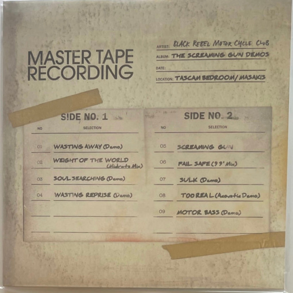 BLACK REBEL MOTORCYCLE CLUB - THE SCREAMING GUN DEMOS LP VINYL