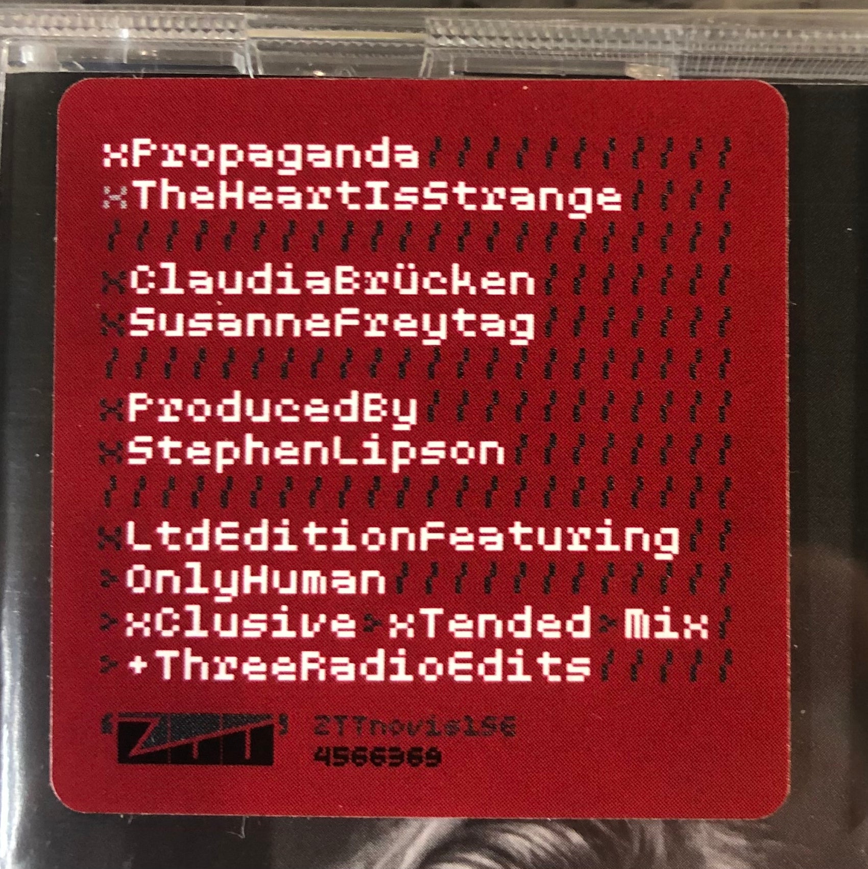 XPROPAGANDA - THE HEART IS STRANGE (LTD SPECIAL EDITION AUTOGRAPHED)