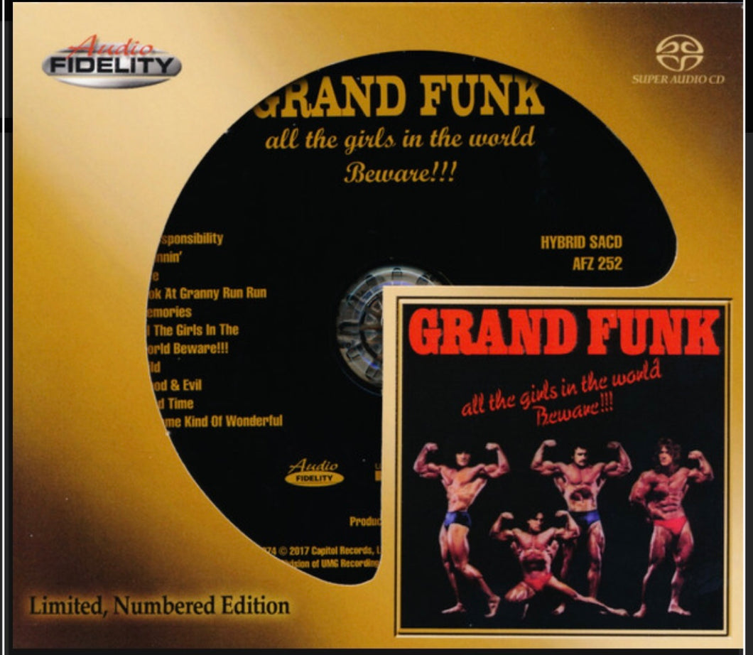 GRAND FUNK - ALL THE GIRLS IN THE WORLD BEWARE!!! SACD CD