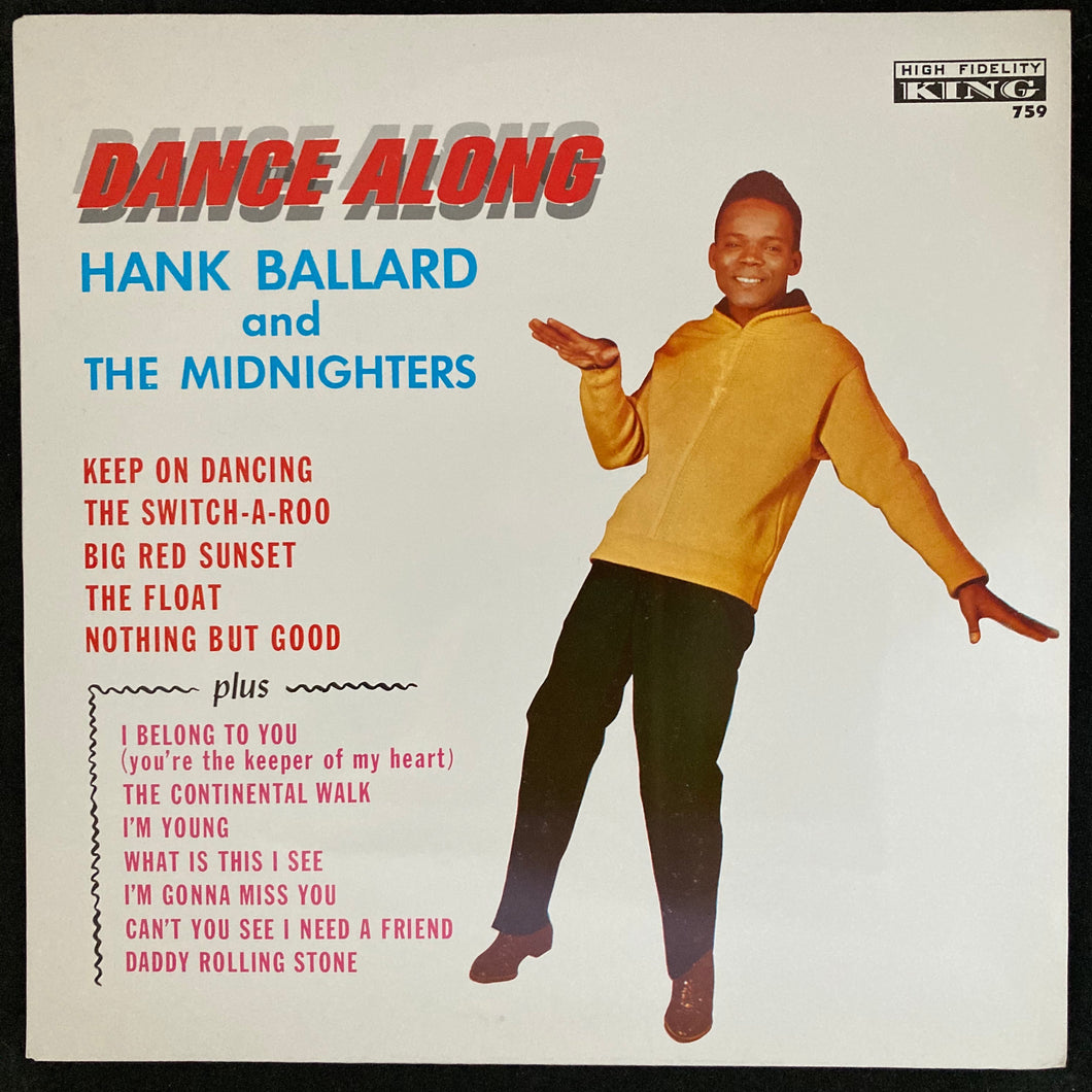 HANK BALLARD & THE MIDNIGHTERS - DANCE ALONG (USED VINYL M-/M-)