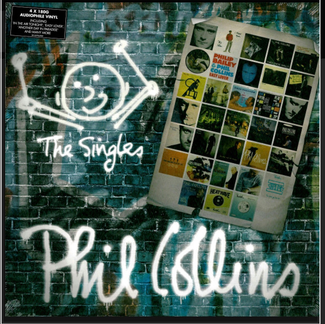 PHIL COLLINS – THE SINGLES (4 x LP) BOX SET VINYL