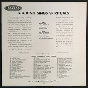 B.B. KING - SPIRITUALS (USED VINYL JAPAN UNPLAYED)