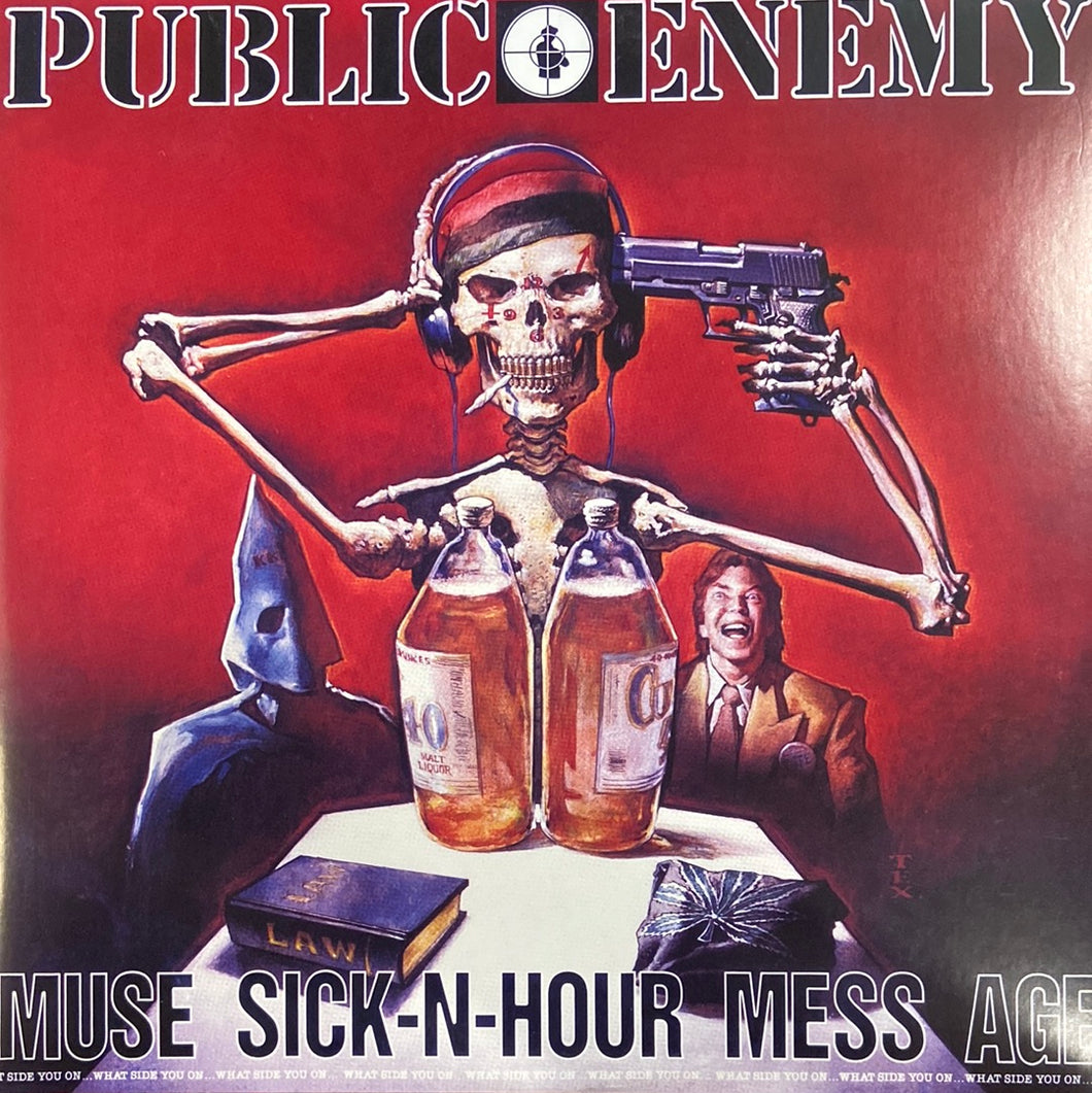 PUBLIC ENEMY - MUSE SICK-N-HOUR MESS AGE (USED VINYL 1994 EURO M-/M-)