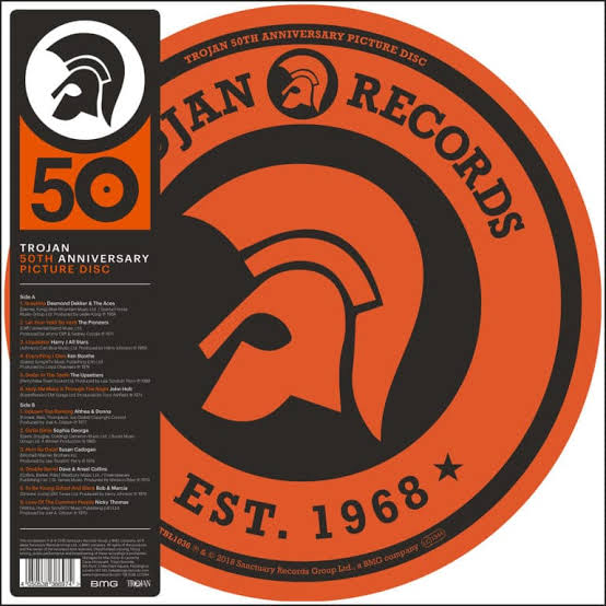 VARIOUS ARTISTS - TROJAN PRESENTS: 50TH ANNIVERSARY (PIC DISC) VINYL