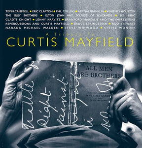 VARIOUS ARTISTS - A TRIBUTE TO CURTIS MAYFIELD (BLUE AND GREY COLOURED) (2LP) (USED VINYL 2019 US M-/M-)