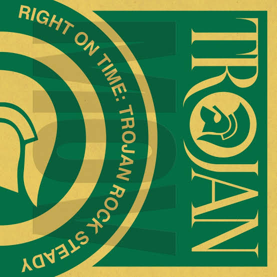 VARIOUS ARTISTS - TROJAN PRESENTS: RIGHT ON TIME-TROJAN ROCK STEADY (ORANGE COLOURED) (2LP) VINYL