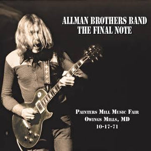 ALLMAN BROTHERS - THE FINAL NOTE (BLACK AND WHITE SWIRL COLOURED) (2LP) VINYL RSD 2021