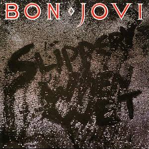 BON JOVI - SLIPPER WHEN WET (USED VINYL 1986 CANADA M- M-)