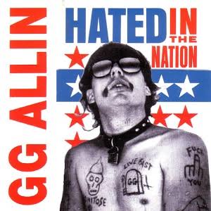 GG ALLIN - HATED IN THE NATION VINYL
