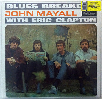 JOHN MAYALL WITH ERIC CLAPTON - BLUES BREAKERS (BONUS TRACKS) VINYL