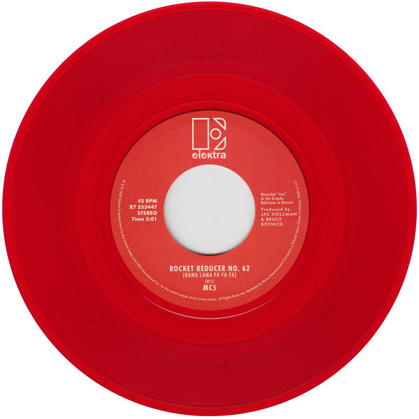 MC5 / MELVINS - ROCKET REDUCER NO. 62 (RED COLOURED 7") VINYL RSD 2020