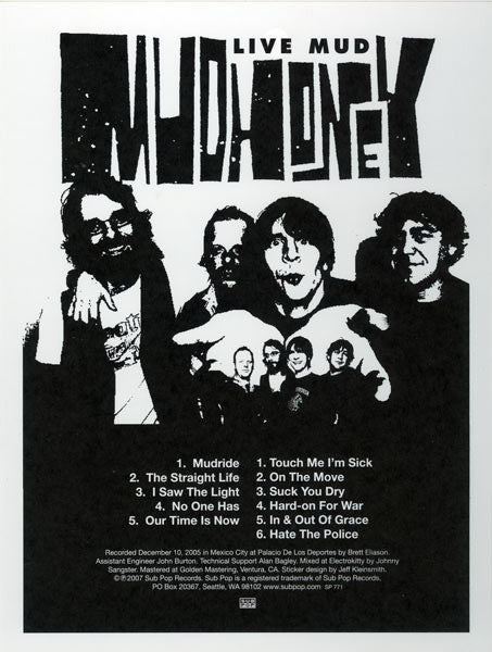 MUDHONEY - LIVE MUD VINYL