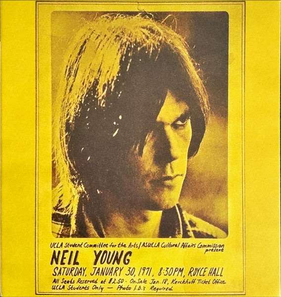 NEIL YOUNG  - ROYCE HALL 1971 CD