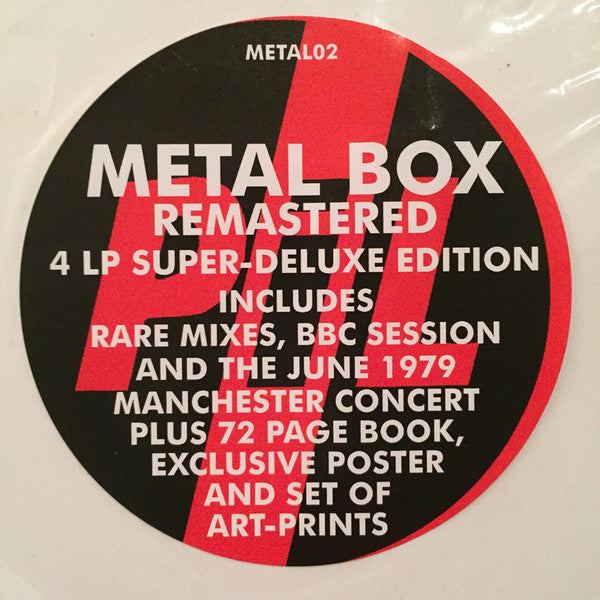 PUBLIC IMAGE LIMITED - METAL BOX (4LP) VINYL BOX SET