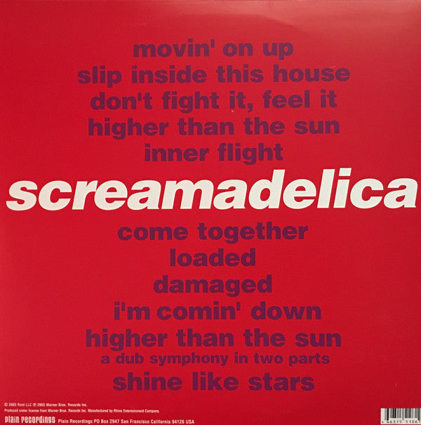PRIMAL SCREAM - SCREAMADELICA (2LP) VINYL