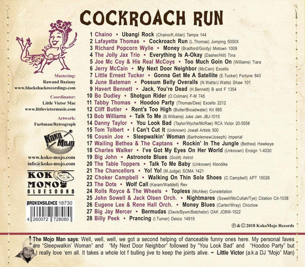 VARIOUS - COCKROACH RUN AND OTHER FUNNY GAMES CD